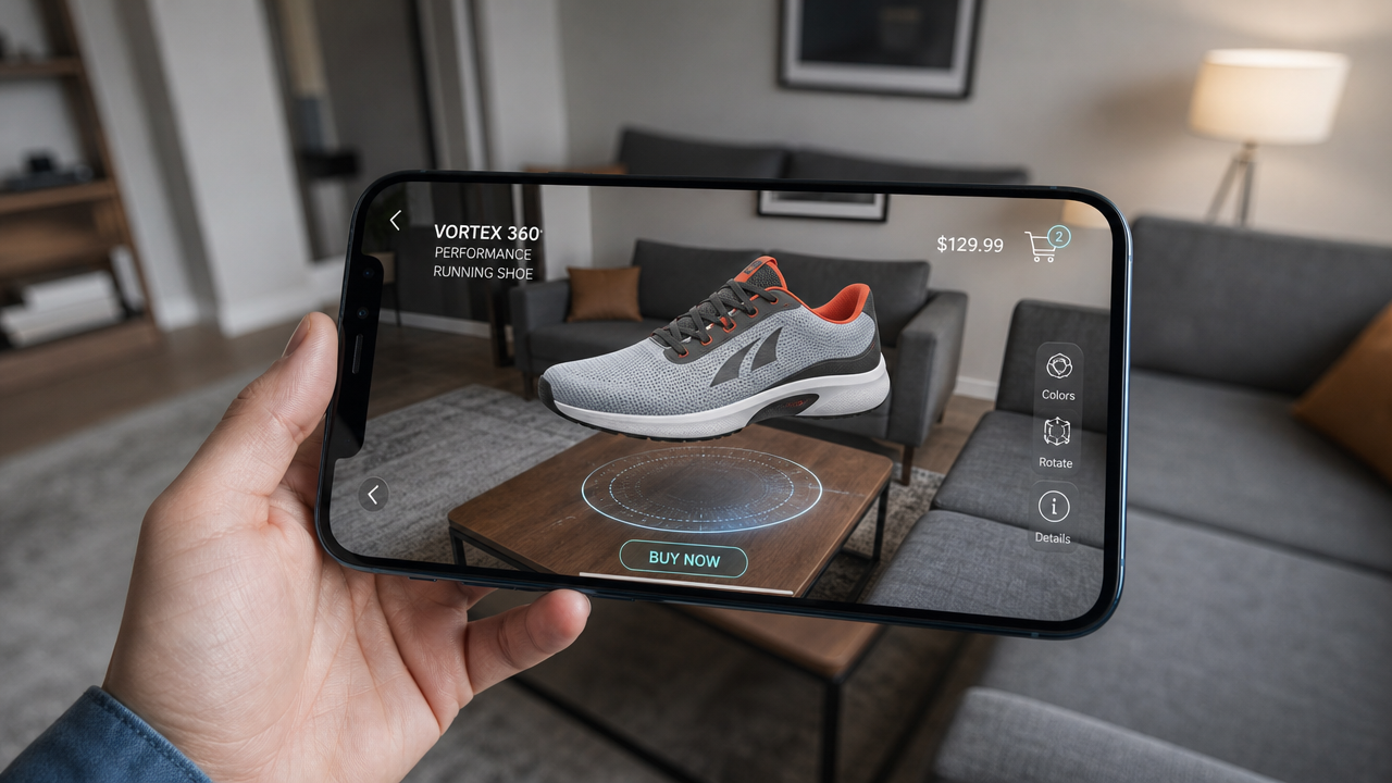 Exporting AR-ready 3D model as GLB or FBX for engine integration