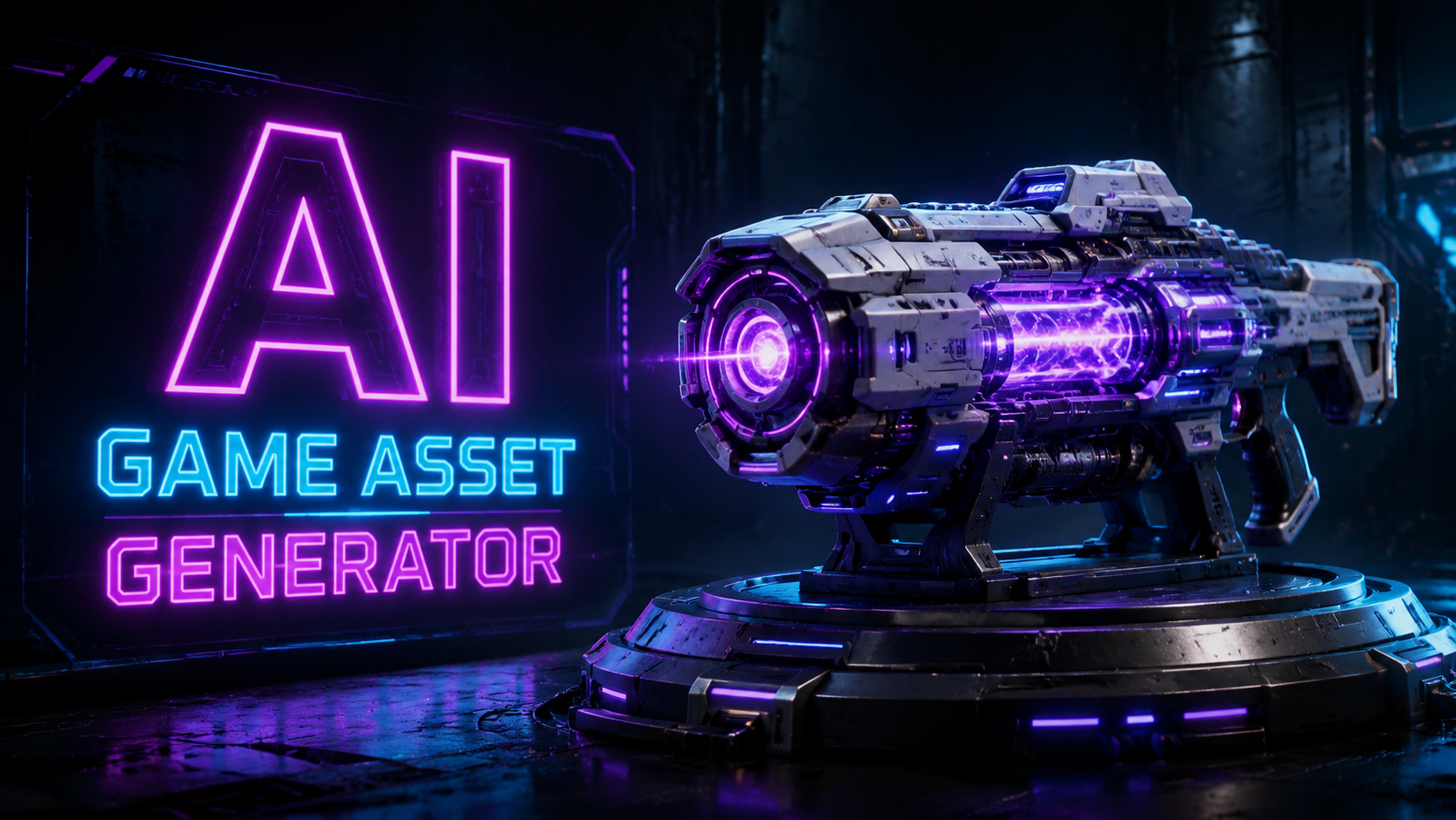 AI 游戏资产生成器正在根据文本提示词生成 3D 游戏资产