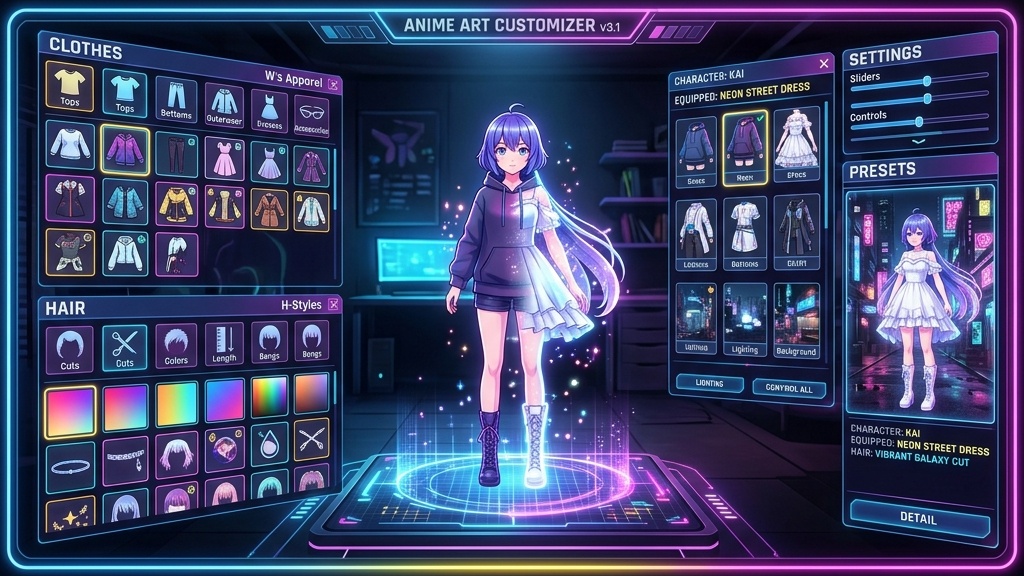 Modular customization UI