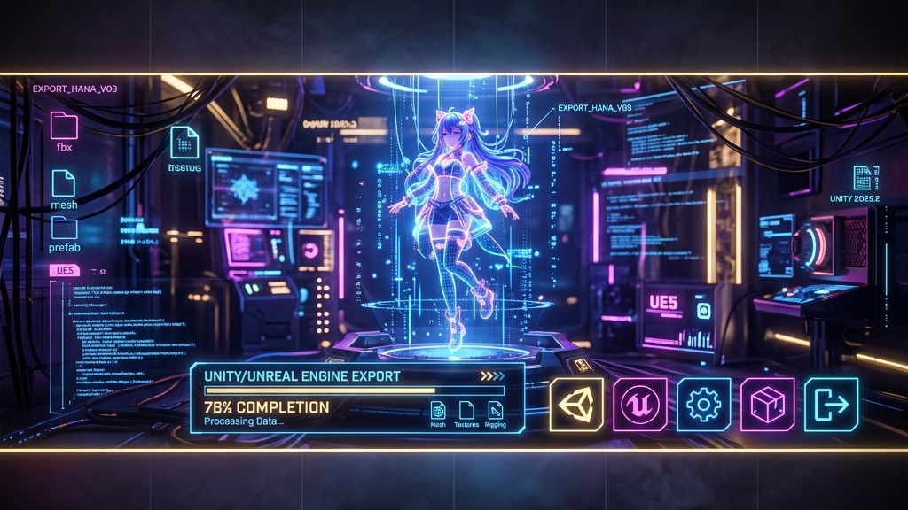 Native VRM export and engine deployment