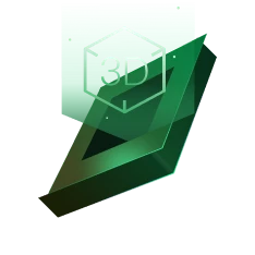 Watertight 3D mesh with clean topology generated via Neural4D SSA technology