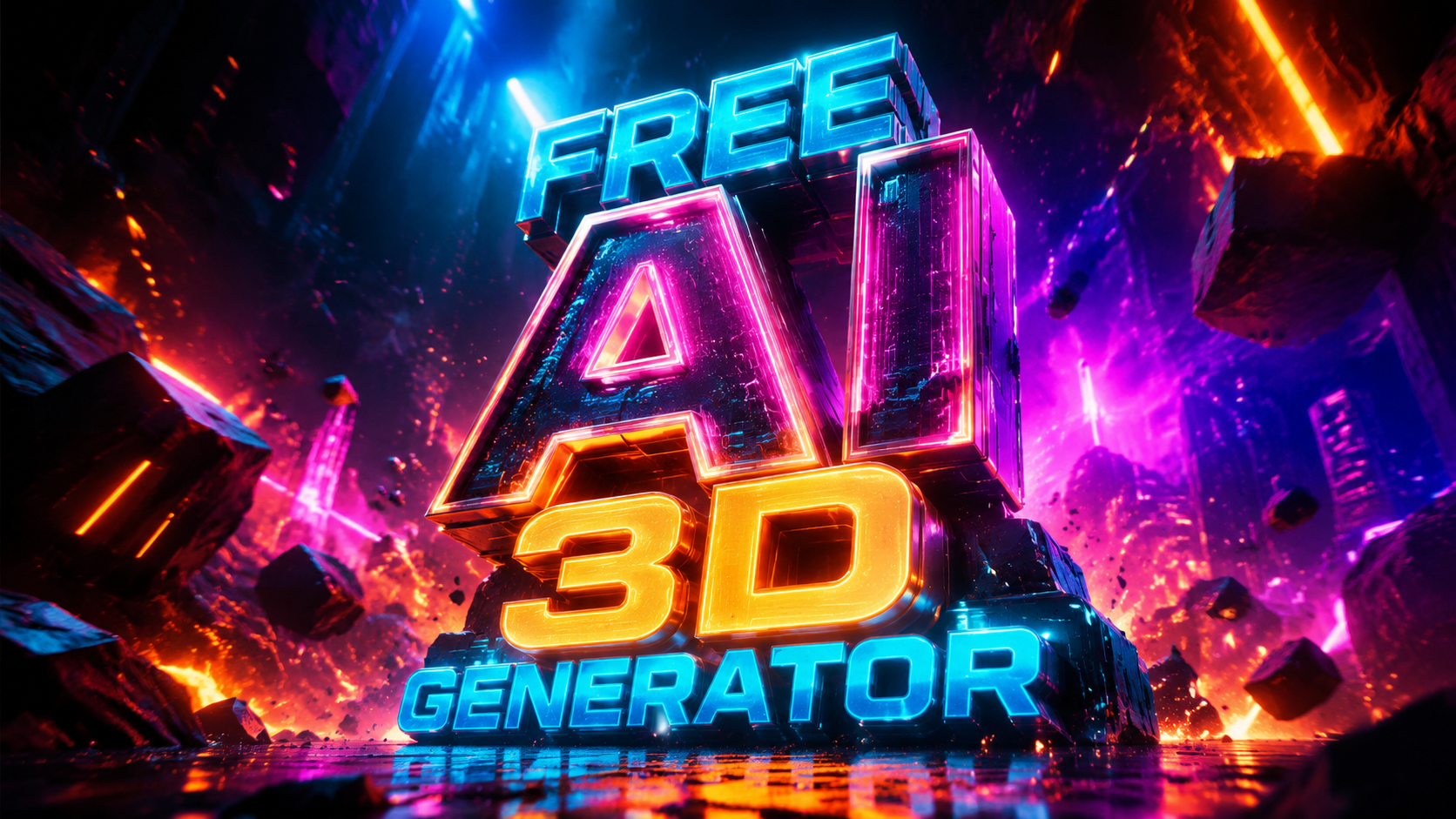 免费 AI 3D 模型生成器演示