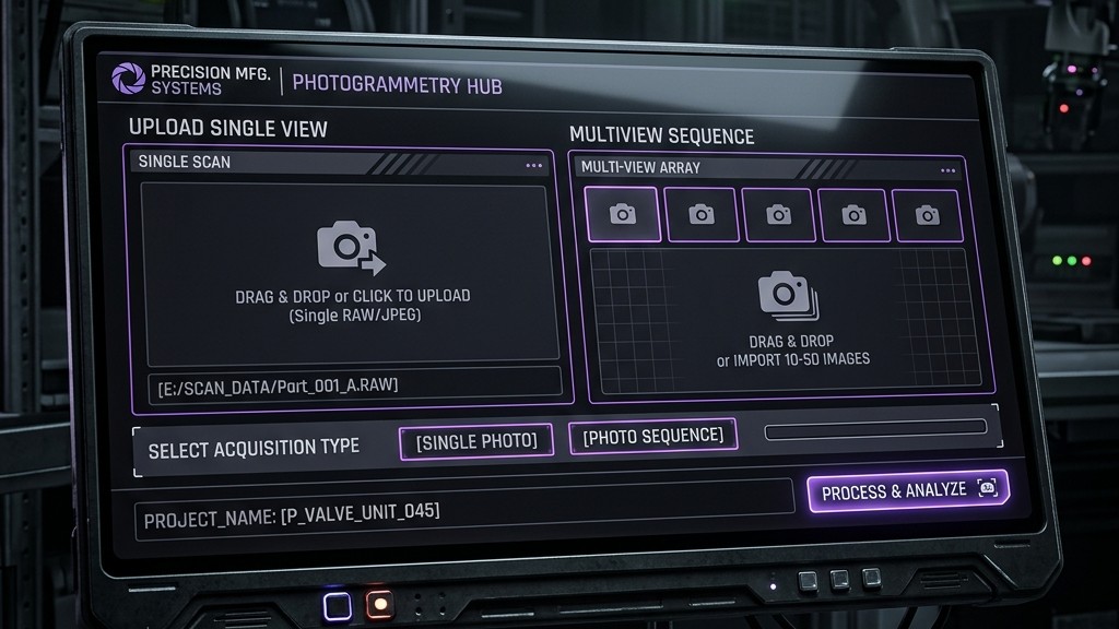 Upload single or multiview image