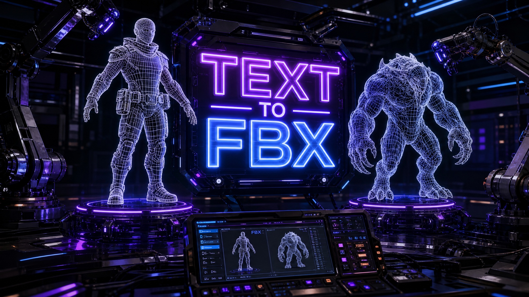 文本转 FBX 生成器演示