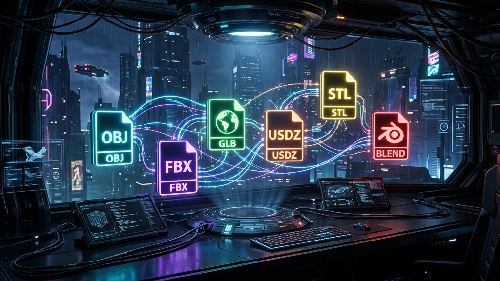 Supported 3D File Formats Summary