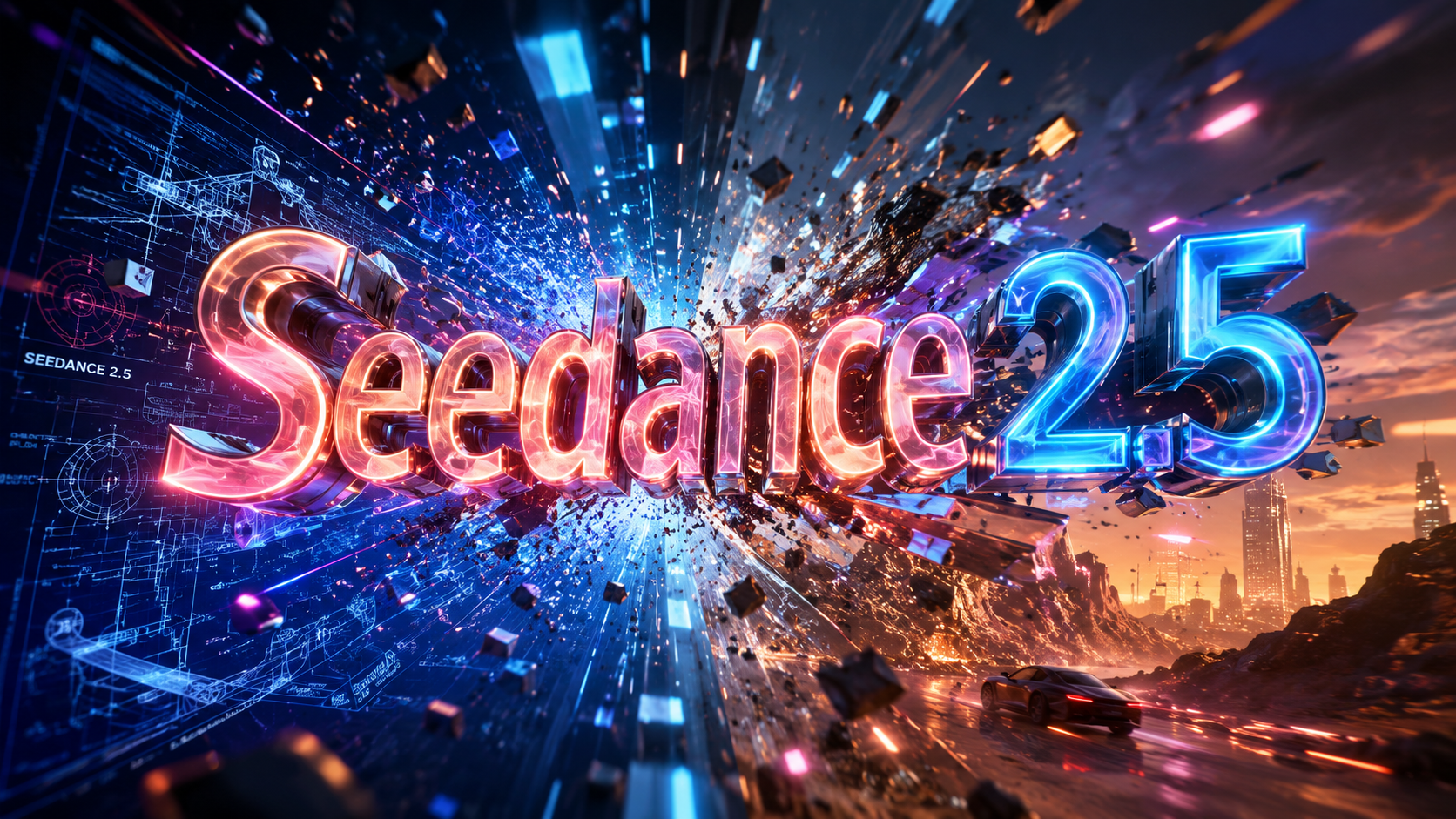 Seedance 2.5 saindo de projetos digitais e se transformando em movimento fotorrealista em 4K