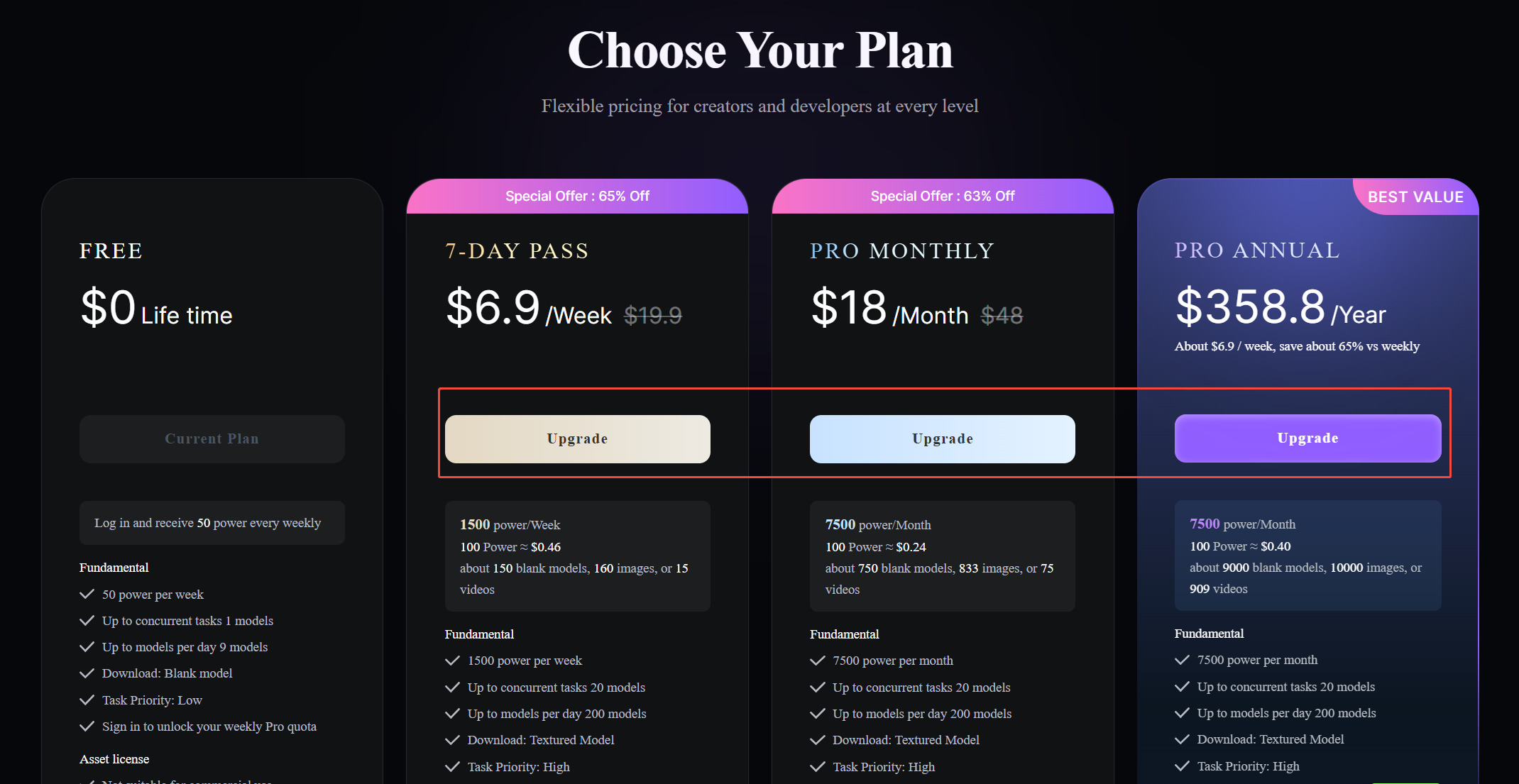Select Plan