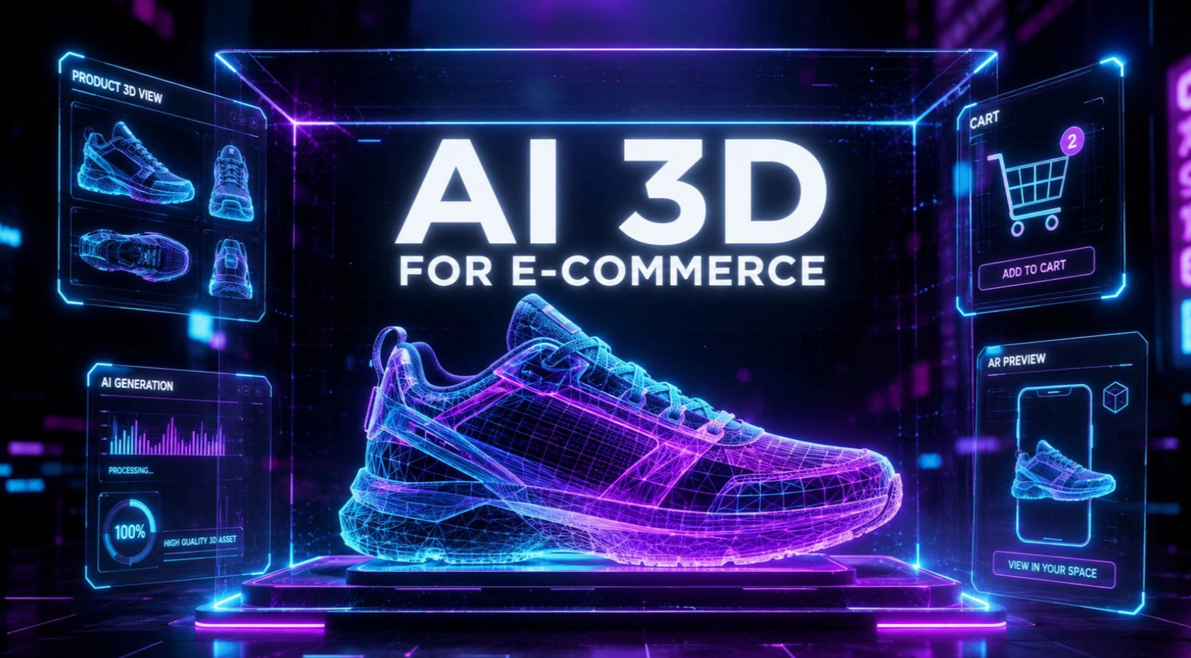 AI 3D for E-commerce Visualization