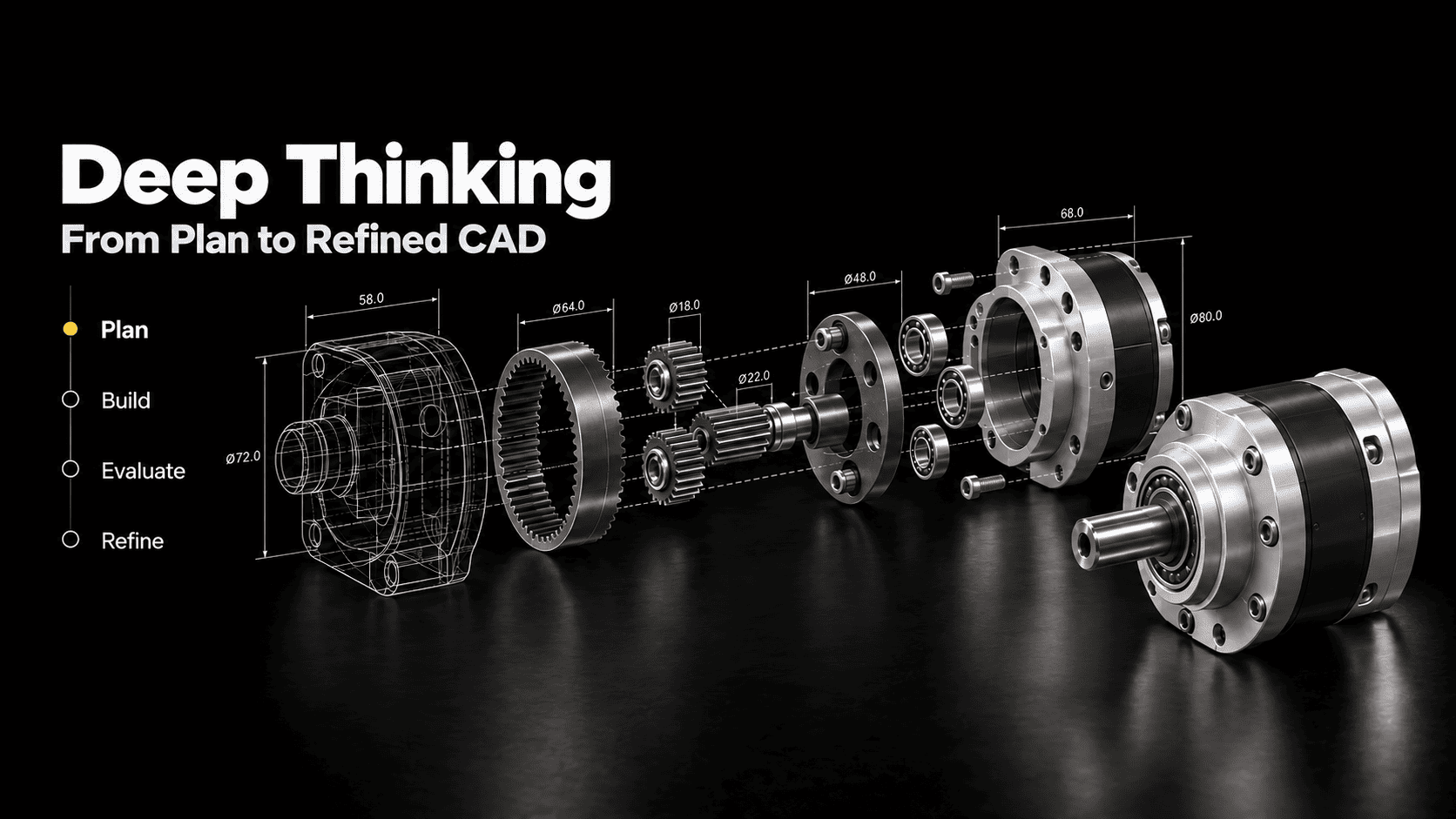 用于复杂 CAD 工作流的 Coala Deep Thinking