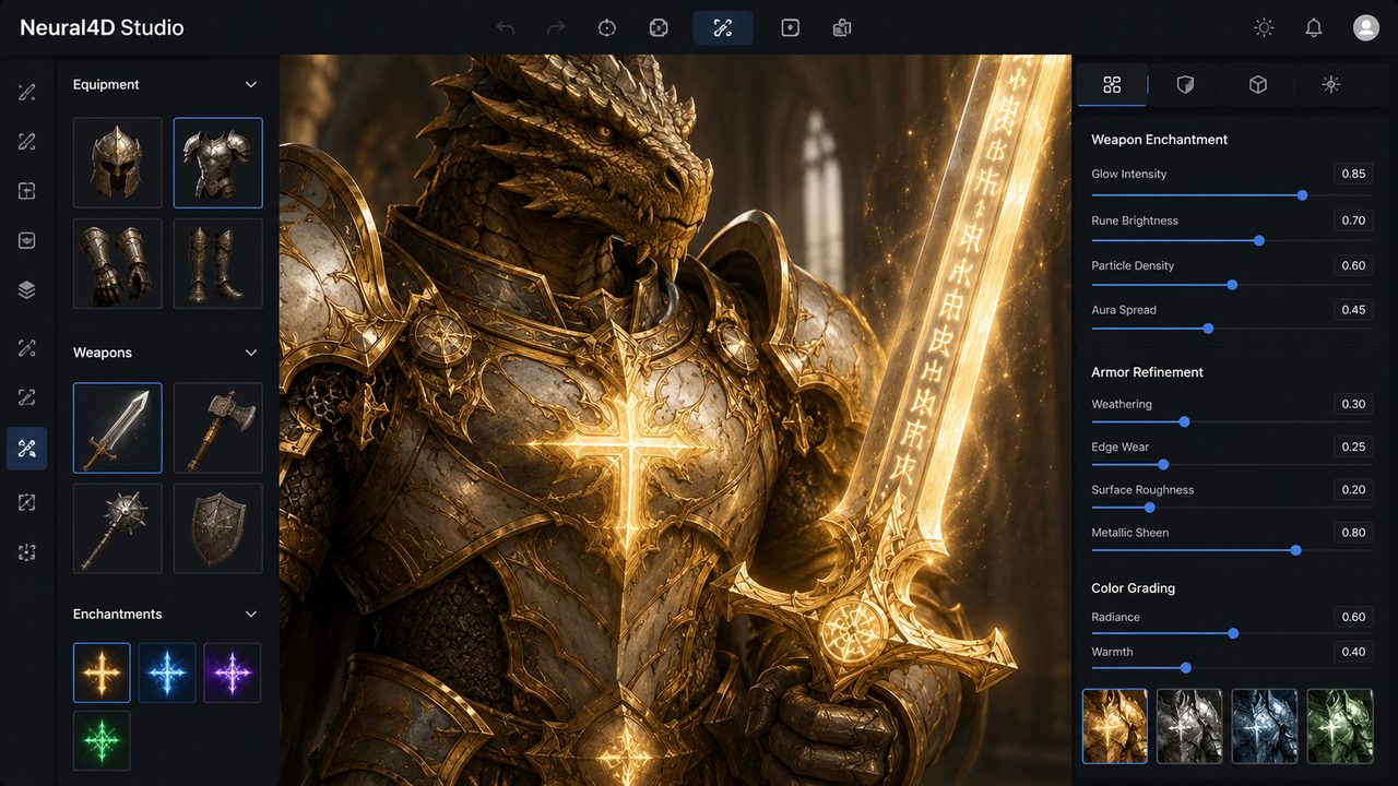 AI generating customized Dungeons and Dragons character portraits and VTT avatars from instructions
